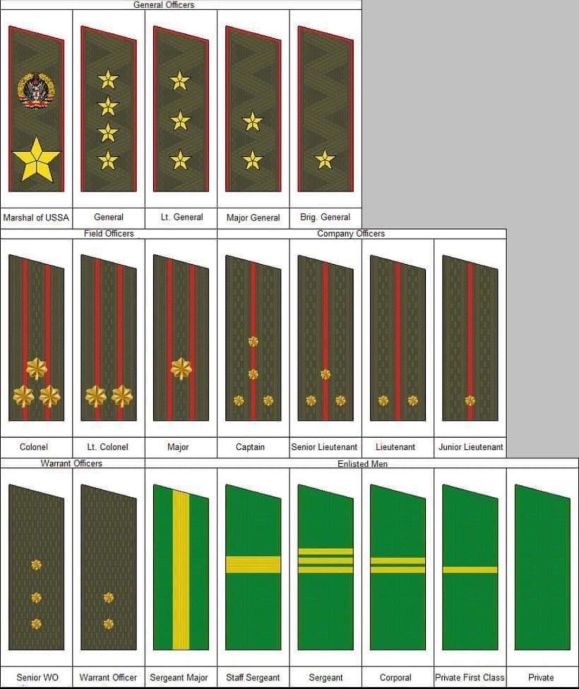 Visual Army Ranks Infographic Tv Number One Infographics Data