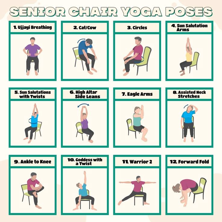 Want To Age Well Do These 10 Gentle Chair Yoga Poses To Promote Better