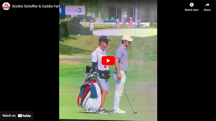 Watch Hot Mics Pick Up Scottie Scheffler S Caddie Letting One Rip