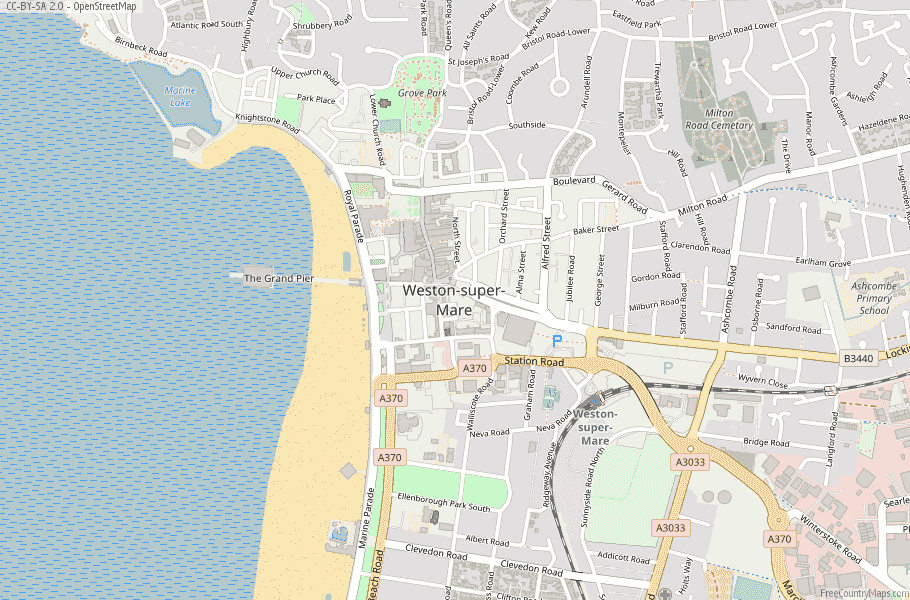 Western Super Mare Maps