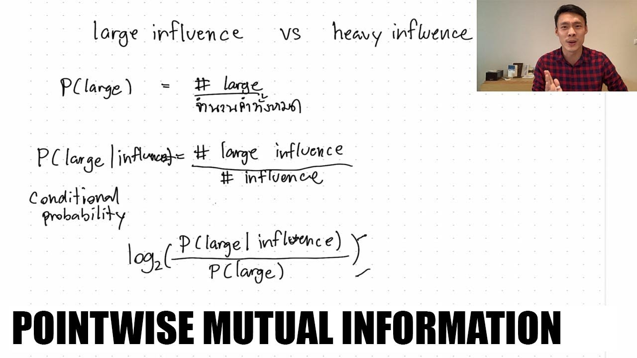 What Is Information Part 3 Pointwise Mutual Information Youtube