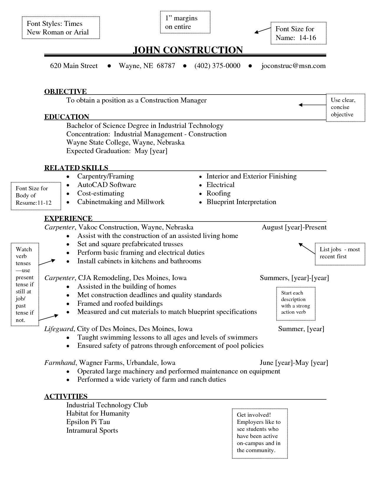 What S The Best Resume Font Size And Format 2023 Geeksforgeeks