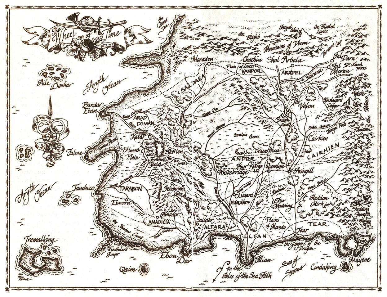 Wheel Of Time Map - Coe Psu